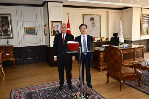 Kore İstanbul Başkonsolosu Vali Aziz Yıldırım’ı Ziyaret Etti