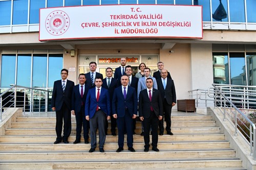 Vali Soytürk Çevre Şehircilik ve İklim Değişikliği İl Müdürlüğünde Brifing Aldı
