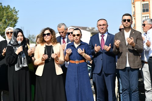 Vali Soytürk Serkan-Müjgan Karagöz Cami Temel Atma Töreni’ne Katıldı