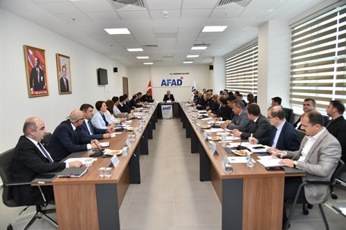 İl Risk Azaltma Planı İzleme ve Değerlendirme Toplantısı Yapıldı 